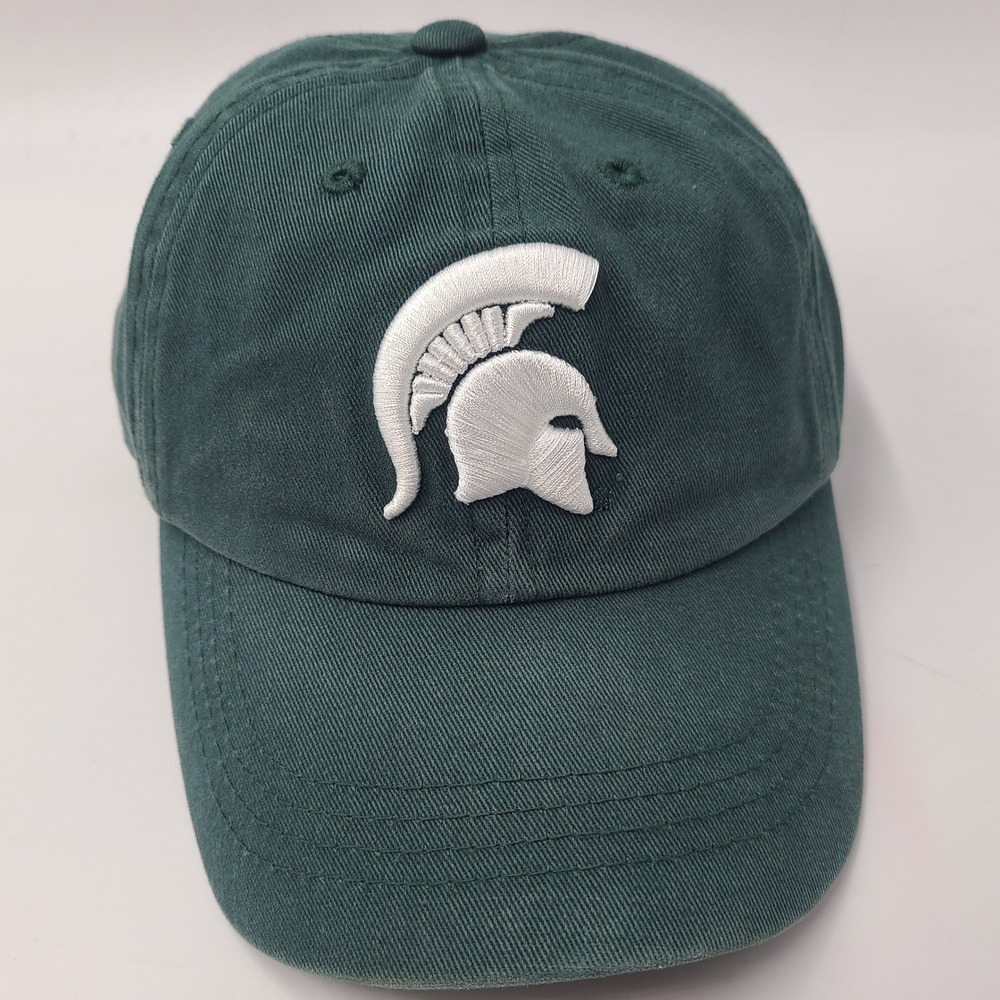 Youth Michigan State Spartans Hat Strapback Top of the World Green White NCAA